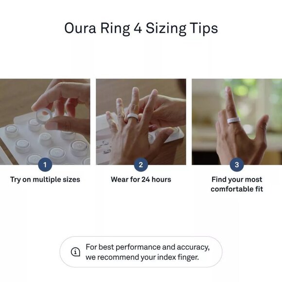 NEW oura ring gen 4 sizing kit 🤍 - Picture 6 of 9